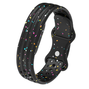 Correas <span class=keywords><strong>de</strong></span> reloj <span class=keywords><strong>de</strong></span> silicona perforadas transpirables <span class=keywords><strong>de</strong></span> un solo color con orificios redondos, venta al por mayor OEM, pulsera <span class=keywords><strong>de</strong></span> repuesto para Fitbit Air - Product Image 5