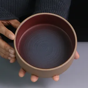 Nordic Matte Porcelain Tableware Home Hotel Restaurant Kitchen Stoneware Round Serving Bowls Soup Salad Fruit Ceramic Bowl