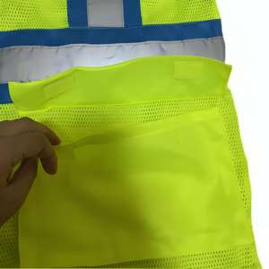 Rompi Keselamatan Reflektif Personal untuk Pekerja Shift Malam, Logo Kustom, Tahan Air, Sempurna untuk Keamanan dan Pekerjaan Luar Ruangan - Product Image 5