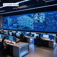 Canbest P1.2 P1.5 P18 P1.875 Cob interior Led pantalla de visualización 16:9 600X337,5 sala de control Led Panel de pared de video