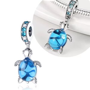 Dije Colgante de Tortuga Marina Rosa Océano con Cuentas de Colores, Compatible con Pulseras Pandora Originales, Plata <span class=keywords><strong>925</strong></span>, Joyería para Mujer, Regalo DIY - Product Image 6