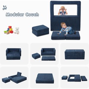 DGBAOBEI Ultra yumuşak çocuklar çekyat <span class=keywords><strong>2</strong></span> kişilik çocuk köpük koltuk <span class=keywords><strong>2</strong></span> yastıkları ile karikatür tasarım tarzı erkek ve kızlar için - Product Image 6