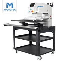 Presse à chaud automatique double station Microtec TITAN XP-20A 16x20 avec écran tactile et rideau de sécurité pour T-shirts, DTF, HTV