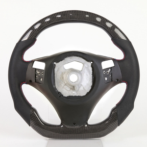 Volante Deportivo de Fibra de Carbono Real con LED de Velocidad RPM de Color Personalizado para <span class=keywords><strong>BMW</strong></span> <span class=keywords><strong>320i</strong></span> 335i E90 E91 E92 E93 M3 Serie 3 3 Coupé Sedán - Product Image 3