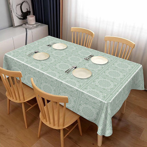 Tovaglia Personalizzata in PVC Impermeabile e Antimacchia con Stampa a Foglie in Poliestere per Feste, <span class=keywords><strong>Picnic</strong></span> e Cene - Product Image 3