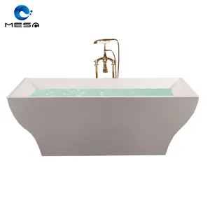 New Small Mini Freestanding Soaking 120 cm 48 inch Acrylic Bath Tubs Bathtubs for Sale