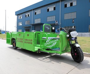 Triciclo Eléctrico para Basura con 6 Contenedores y Sistema de Cadena, Capacidad de Carga de 100-200 kg para Transporte de Residuos a Granel en Zonas Residenciales - Product Image 4