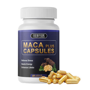 <strong>Herbal</strong> <strong>Supplement</strong> Maca Root Capsules Set <strong>for</strong> <strong>Men</strong> Natural Energy Booster Hormone Support Muscle Strength - Product Image 1