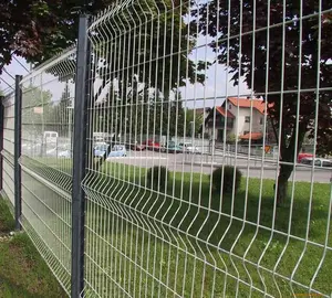 2x2 Welded Wire Mesh Fence Panels 3d Curved Welded Wire Mesh Fence For Prison