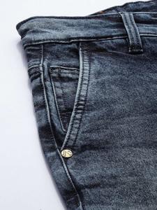 Comfortable <b>Men</b> Solid Slim Fit Stretchable <b>Jeans</b> Denim Pants For Daily Casual Work Travel Outdoor And Modern Urban Street Style - Product Image 3