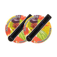 Termometer magnetik lembut kustom, kartu termometer pengukur suhu lingkungan dalam ruangan kulkas