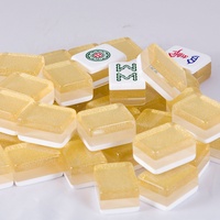 Nappe de mahjong américaine en acrylique, 3 couches, grande taille, résistante à l'usure, pour la maison, marque Crystal Mahjong
