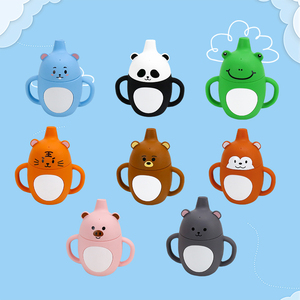 Kawaiii, taza de entrenamiento de silicona sin BPA para bebés, boquilla a prueba de fugas, Apto para lavavajillas, mango de fácil agarre, taza para niños pequeños de 0 a 12 meses - Product Image 6