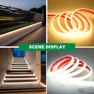 Bande <span class=keywords><strong>LED</strong></span> COB AC <span class=keywords><strong>220V</strong></span> IP65 Étanche ABS Blanc 3000K 4000K 6000K Utilisation Intérieure <span class=keywords><strong>Ruban</strong></span> Flexible <span class=keywords><strong>LED</strong></span> Néon 1M-35M - Product Image 3