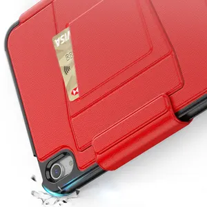 PU Cuir Flip Boucle Magnétique Antichoc Stand Tablet Cover Case pour IPad Mini 6 Kickstand Case