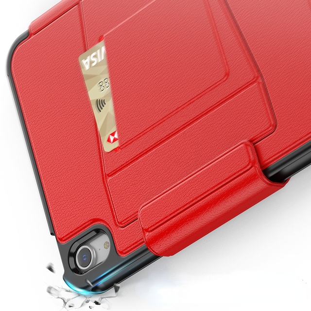 With Pencil Holder Flip Magnetic Buckle Shockproof Stand Tablet Cover Case for IPad Mini 6 Kickstand Case