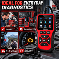 Lecteur de codes OBD2 V516 pour diagnostic automobile, lecteur de codes OBDII, effacement des DTC, données en temps réel, test de prêts I/M, test de tension de la batterie