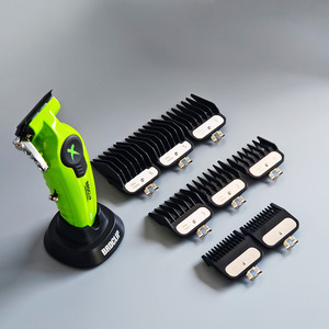 Set <span class=keywords><strong>Tagliacapelli</strong></span> e Trimmer BRD ad Alta Potenza con Lama DLC, Kit <span class=keywords><strong>Professionale</strong></span> da Barbiere per Uomo 7500 RPM - Product Image 4