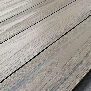 Kép chống UV & chống trượt <span class=keywords><strong>WPC</strong></span> sàn decking hai tone ngoài trời Composite gỗ hình chữ nhật gỗ decking bảng - Product Image 2