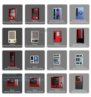 Aliments sains produits frais ascenseur distributeur automatique tactile carte de crédit convoyeur à bande salade fruits oeufs verre eau SDK fonction