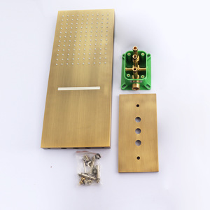 Top Spray Shower Head Rectangle 556mm X 228mm Durable Massage Rain Shower Bathroom <b>Hardware</b> Accessory - Product Image 3