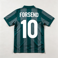 Maillot de football à rayures verticales 3D personnalisé avec logo, nom et numéro, grandes tailles, pour entraînement de club