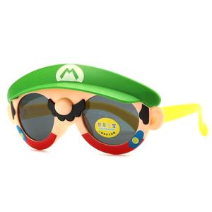 แว่นตากันแดดโพลาไรซ์แว่นตาซิลิโคนเด็กป้องกันรังสียูวีการ์ตูนการประมวลผลที่กําหนดเอง <span class=keywords><strong>Super</strong></span> <span class=keywords><strong>Mario</strong></span> เด็ก <span class=keywords><strong>PC</strong></span> ผู้หญิง TAC สีเหลือง - Product Image 4