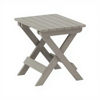 Table pliante compacte pour la maison, chaise de jardin mini mobile en plastique et bois, design créatif et robuste