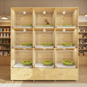 Casas para Mascotas, Perreras y Jaulas para <span class=keywords><strong>Perros</strong></span> de Exterior con Jaulas Resistentes para Cachorros, Mascotas y Alojamiento, Ideal para Tiendas y Hoteles - Product Image 6