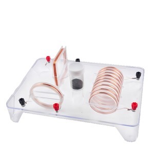 Current and magnetic field demonstrator, energized solenoid, square ring coil, projection-enabled <b>physics</b> teaching instrument - Product Image 2