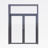 Ventana Abatible de Aluminio con Sistema de Seguridad Multibloqueo Antirrobo y Vidrio Laminado Personalizado con Mosquitera para Habitación Infantil