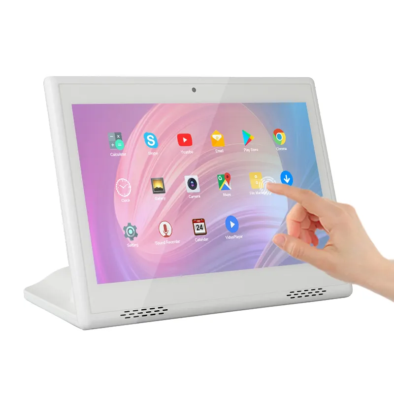 Tablet Android Pos Wifi Bt 4G, Tablet Android 10 tampilan Lcd layar sentuh Poe Nfc