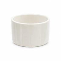 Pot à bougie en céramique blanc minimaliste nordique de taille moyenne