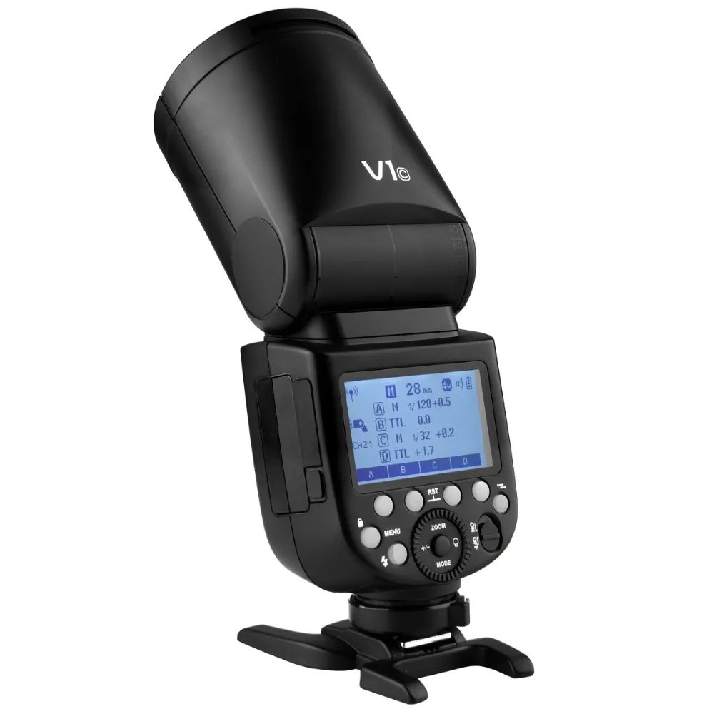 ร้อน Godox V1 แฟลช V1C V1N V1S TTL 1/8000s HSS แบตเตอรี่ลิเธียม Speedlite แฟลชสําหรับ Canon Nikon Sony กล้องแฟลช