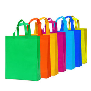 Bolsa Plana de Tela No Tejida Reciclada con Fuelle para Zapatos o como Bolsa de Regalo - Product Image 2