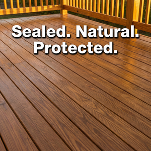 Vernis protecteur pour bois à base d'eau, faible teneur en COV, respirant, transparent, anti-moisissure, anti-fissures, pour l'entretien des surfaces en bois intérieures - Product Image 3