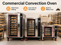 Four combiné électrique pour restaurant, four à vapeur et à cuisson pour usage professionnel en restauration