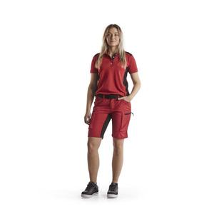 BLAKLADER - 339010505699XL Polo Femme Rouge/Noir-EAN 7330509588000 TRAVAIL T-SHIRTS ET POLO - Product Image 3