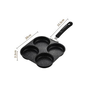 Chảo rán phẳng chống dính vật liệu đá y tế chảo rán sartén ngăn nhiều lỗ mô hình hoạt hình vui nhộn - Product Image 2