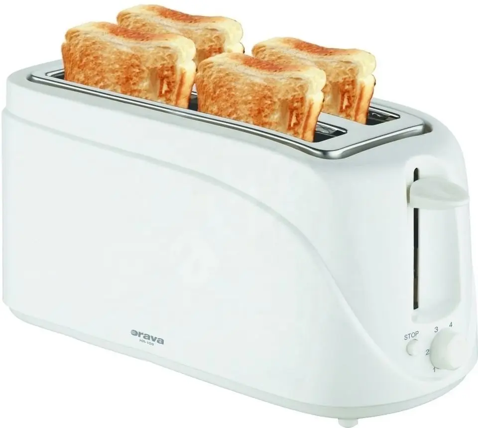 4 슬라이스 1200-1400W 빵 토스터 Orava 선택 2 슬롯 자동 스위치 휴대용 자동 빵 토스터