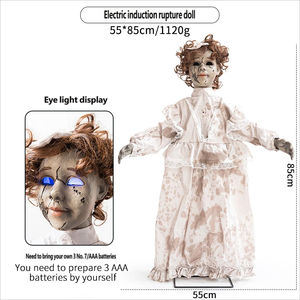 Muñeca Animada Victoriana de Halloween con Sensor de Movimiento para Casa Embrujada o Escape Room - Product Image 6