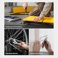 25 pièces, ensembles de perceuses sans fil 16V, ensembles de perceuses électriques DIY, kit d'outils ménagers de qualité supérieure avec affichage numérique