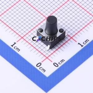TSD003B08518A Tactile Switch SMD-4P,6x6mm Switch Round Button 1.8N Vertical Mount 6mm - Product Image 1
