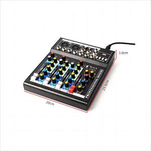 Mélangeur Audio professionnel à 7 canaux avec 99 effets DSP, 48V Phantom MP3, puissance équilibrée à 7 bandes pour <span class=keywords><strong>Studio</strong></span>/DJ - Product Image 4