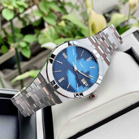 Montre mécanique automatique pour homme Turck, cadran Paris Stud, acier inoxydable, cristal saphir, chronographe à aiguilles, résistance à l'eau 200 m