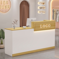 Meilleure Vente : Mobilier de Salon Moderne, Équipement de Barbier, Table de Réception, Bureau de Réception pour Salon de Beauté, Comptoir de Caisse pour Salon de Manucure