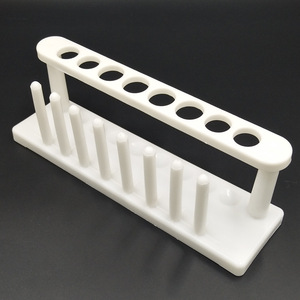 Soporte de plástico para tubos de ensayo, 8 orificios, soporte de plástico para tubos de ensayo de 8 columnas, fabricante de instrumentos didácticos, Xingzhi - Product Image 2