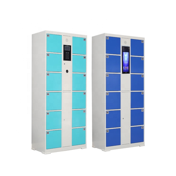 Монетный электронный шкафчик с распознаванием отпечатков пальцев и лица, шкафчик для бассейна, умный шкафчик для супермаркета, почтовый шкаф