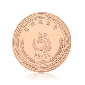 بيع بالجملة مجموعة من العملات المعدنية النحاسية الحمراء الأمريكية العتيقة شعار مطبوع مخصص صليب للحرف اليدوية المعدنية الهدايا التذكارية - Product Image 4