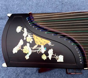 Caja tradicional grabada <span class=keywords><strong>de</strong></span> Guzheng, <span class=keywords><strong>instrumentos</strong></span> <span class=keywords><strong>musicales</strong></span> chinos <span class=keywords><strong>antiguos</strong></span>, <span class=keywords><strong>de</strong></span> 21 cuerdas - Product Image 2